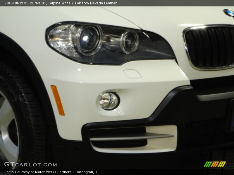 Alpine White / Tobacco Nevada Leather 2009 BMW X5 xDrive30i