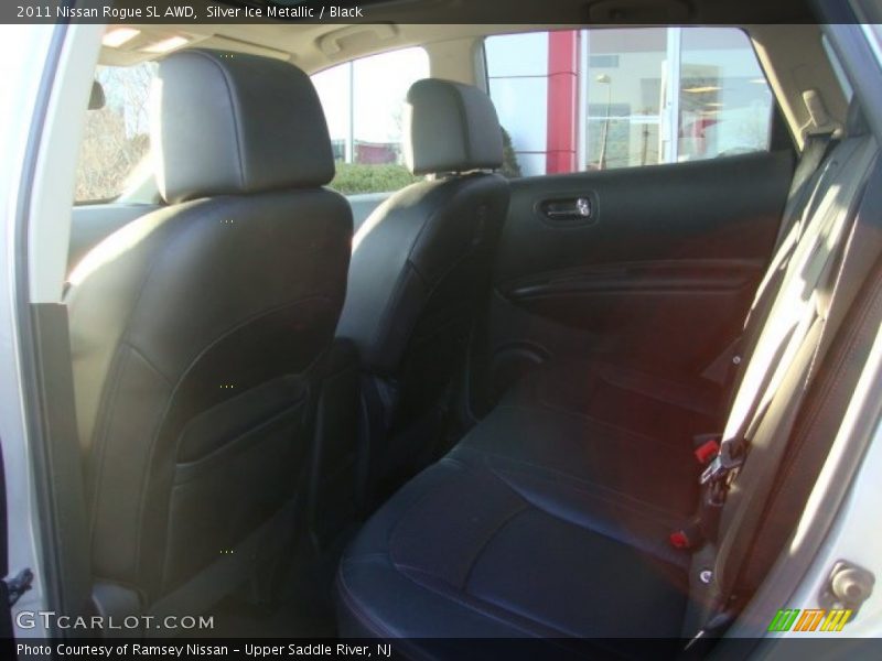 Silver Ice Metallic / Black 2011 Nissan Rogue SL AWD