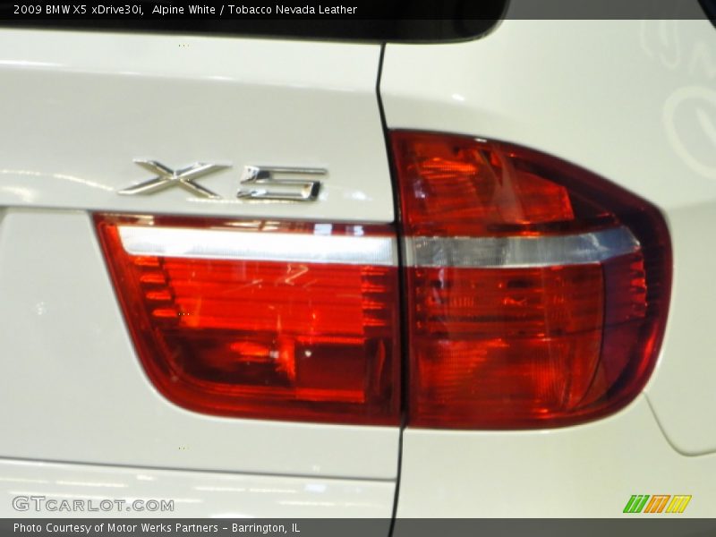 Alpine White / Tobacco Nevada Leather 2009 BMW X5 xDrive30i