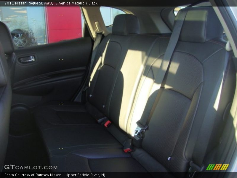 Silver Ice Metallic / Black 2011 Nissan Rogue SL AWD