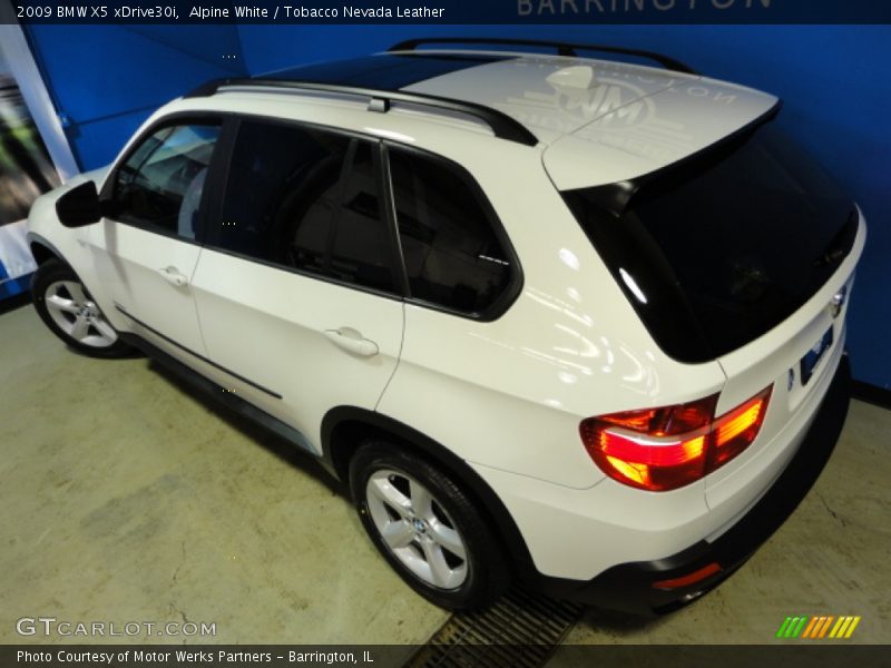 Alpine White / Tobacco Nevada Leather 2009 BMW X5 xDrive30i