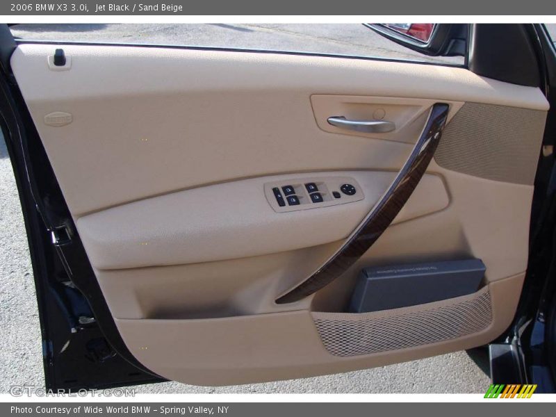 Jet Black / Sand Beige 2006 BMW X3 3.0i
