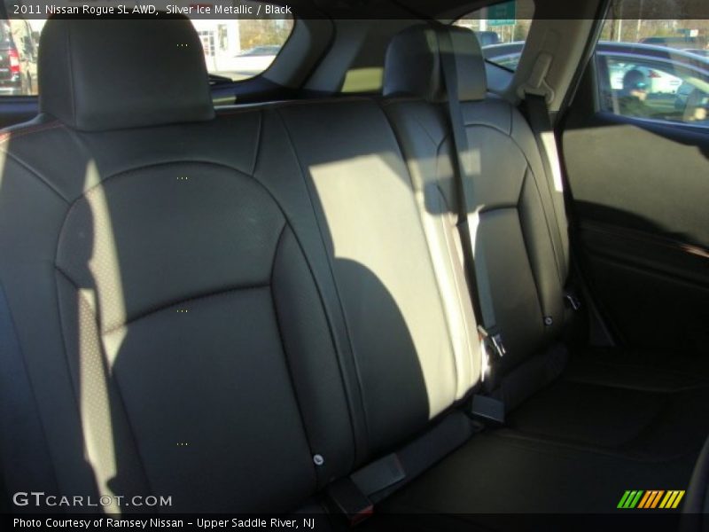Silver Ice Metallic / Black 2011 Nissan Rogue SL AWD