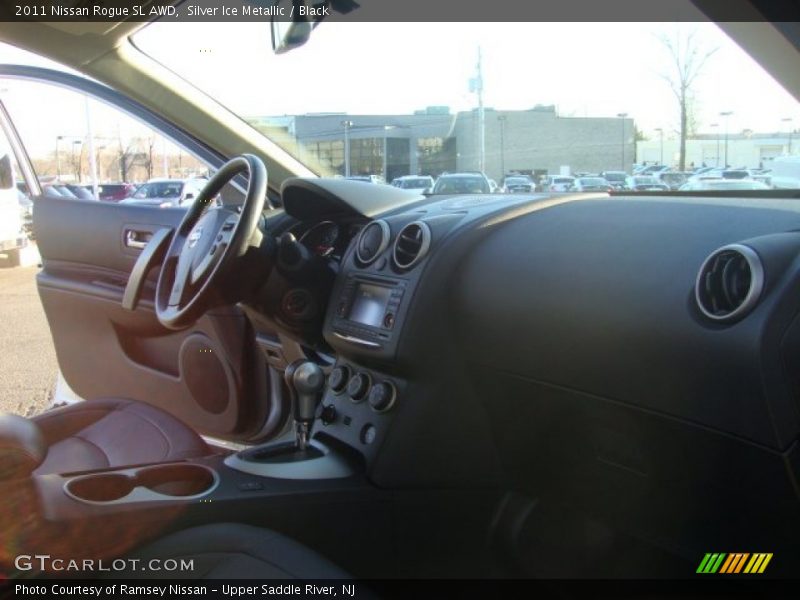 Silver Ice Metallic / Black 2011 Nissan Rogue SL AWD