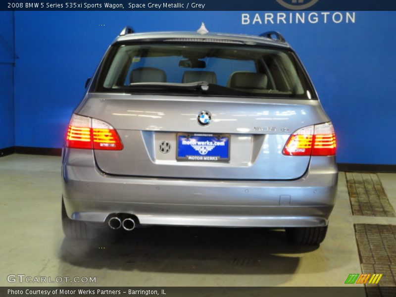 Space Grey Metallic / Grey 2008 BMW 5 Series 535xi Sports Wagon