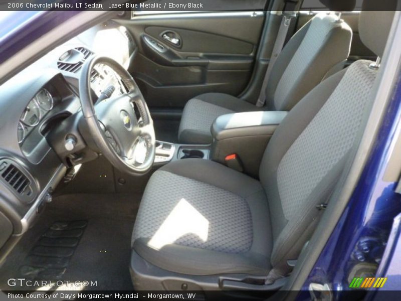Laser Blue Metallic / Ebony Black 2006 Chevrolet Malibu LT Sedan