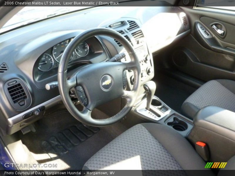 Laser Blue Metallic / Ebony Black 2006 Chevrolet Malibu LT Sedan