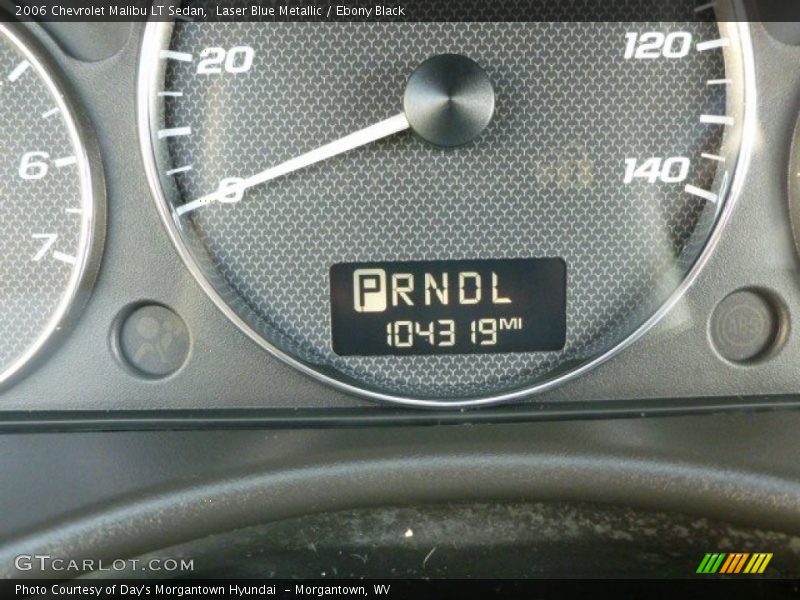 Laser Blue Metallic / Ebony Black 2006 Chevrolet Malibu LT Sedan