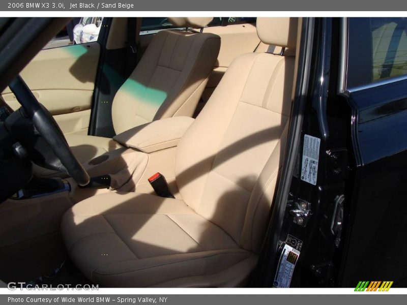 Jet Black / Sand Beige 2006 BMW X3 3.0i