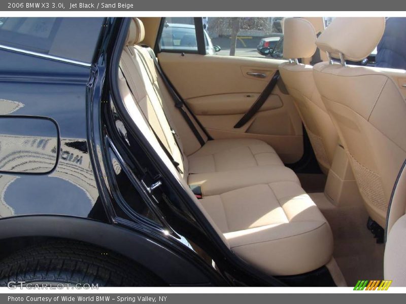 Jet Black / Sand Beige 2006 BMW X3 3.0i