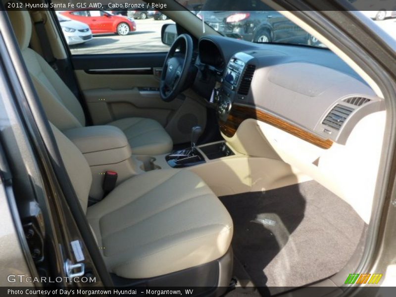 Cabo Bronze / Beige 2012 Hyundai Santa Fe GLS AWD