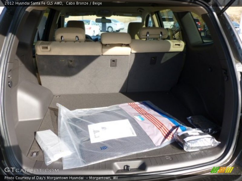Cabo Bronze / Beige 2012 Hyundai Santa Fe GLS AWD