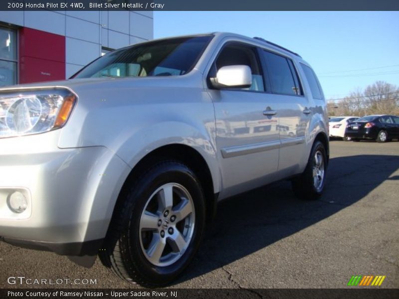 Billet Silver Metallic / Gray 2009 Honda Pilot EX 4WD