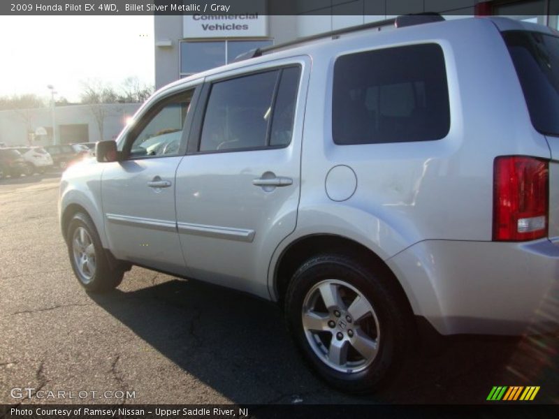 Billet Silver Metallic / Gray 2009 Honda Pilot EX 4WD