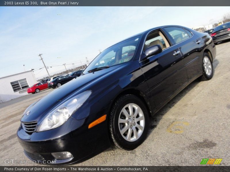 Blue Onyx Pearl / Ivory 2003 Lexus ES 300