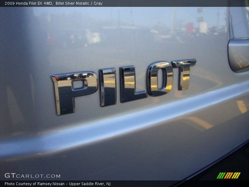 Billet Silver Metallic / Gray 2009 Honda Pilot EX 4WD