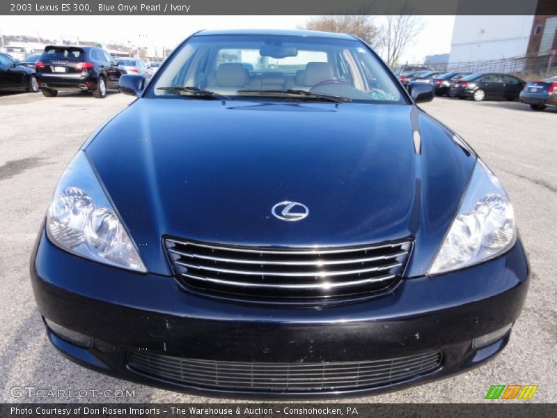 Blue Onyx Pearl / Ivory 2003 Lexus ES 300