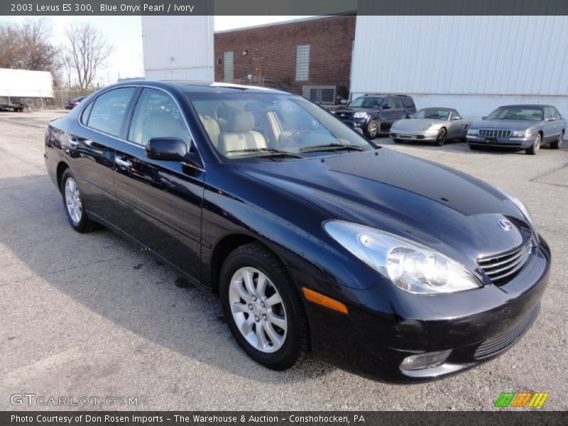 Blue Onyx Pearl / Ivory 2003 Lexus ES 300