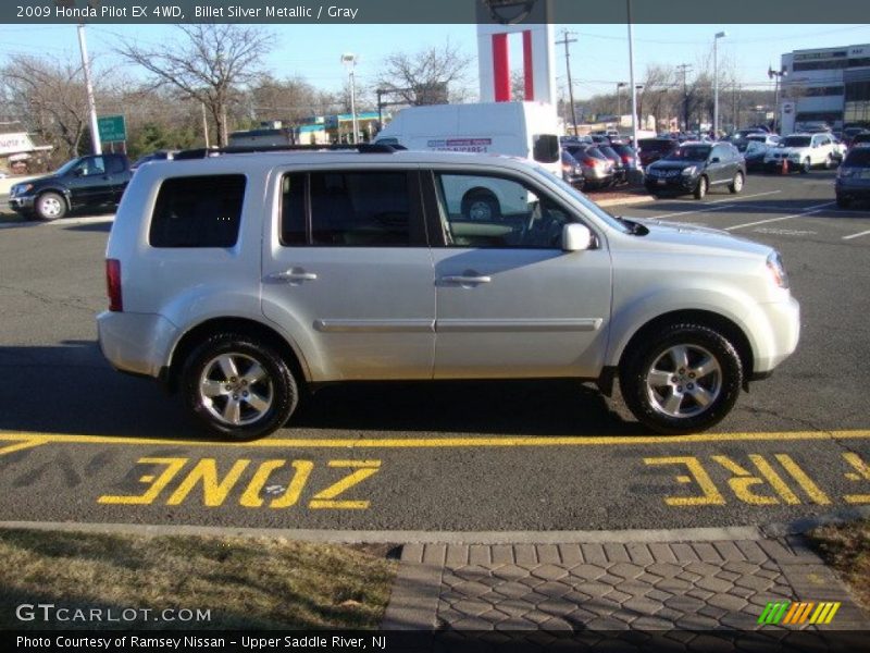 Billet Silver Metallic / Gray 2009 Honda Pilot EX 4WD