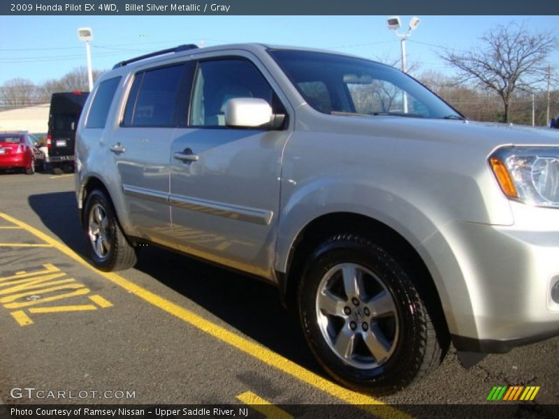 Billet Silver Metallic / Gray 2009 Honda Pilot EX 4WD