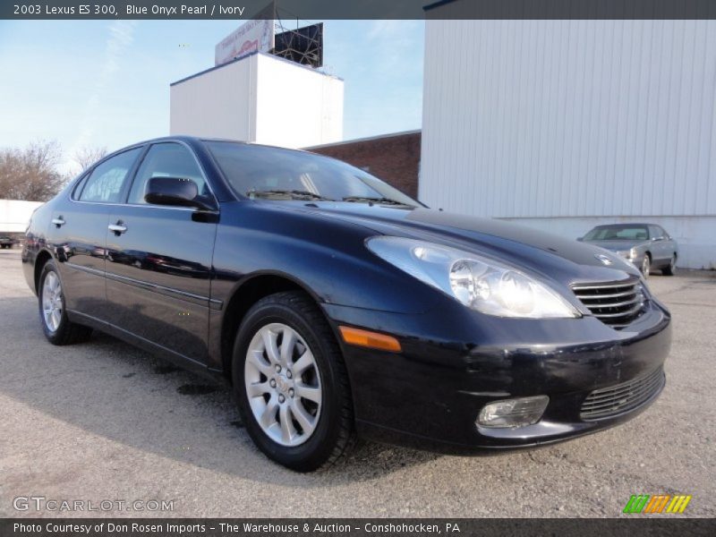 Blue Onyx Pearl / Ivory 2003 Lexus ES 300