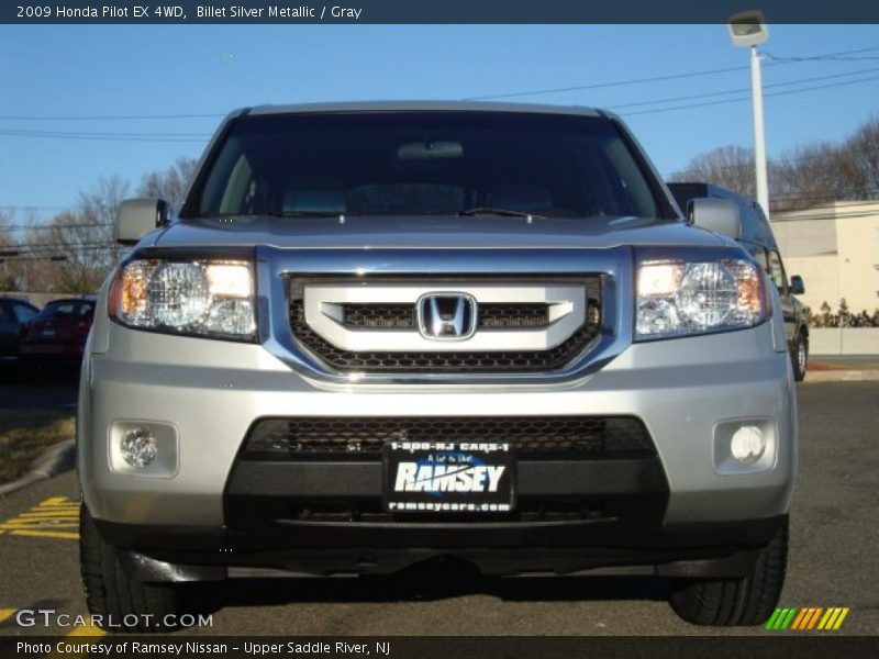 Billet Silver Metallic / Gray 2009 Honda Pilot EX 4WD