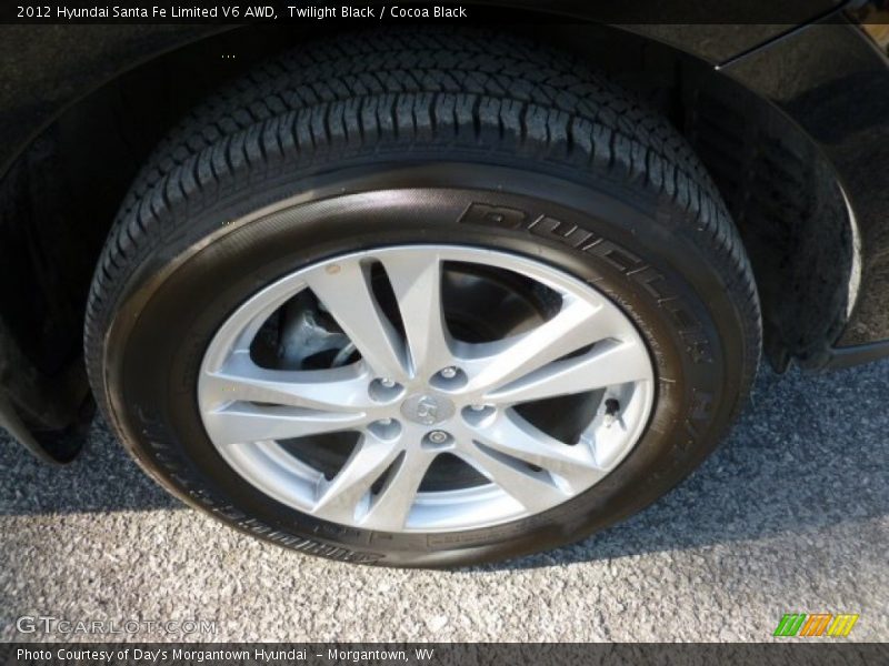Twilight Black / Cocoa Black 2012 Hyundai Santa Fe Limited V6 AWD