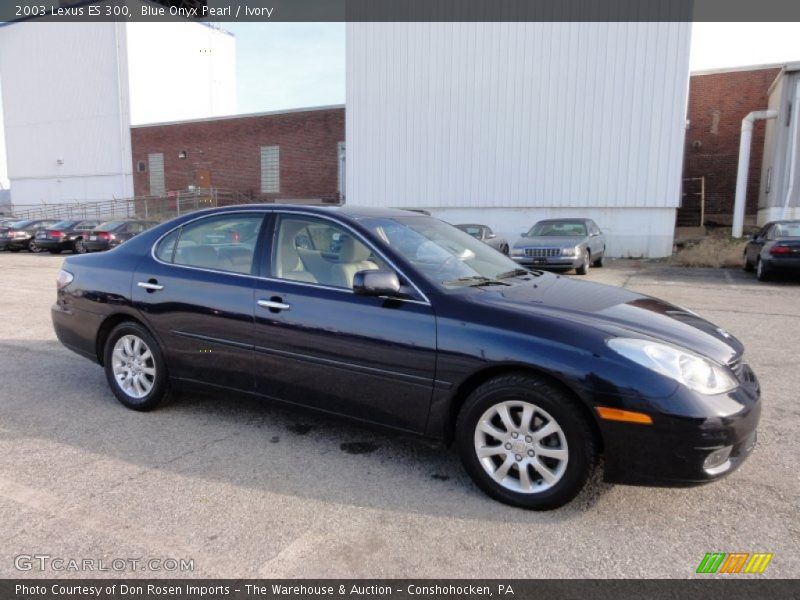 Blue Onyx Pearl / Ivory 2003 Lexus ES 300