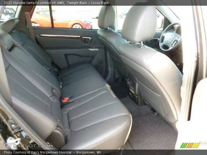 Twilight Black / Cocoa Black 2012 Hyundai Santa Fe Limited V6 AWD