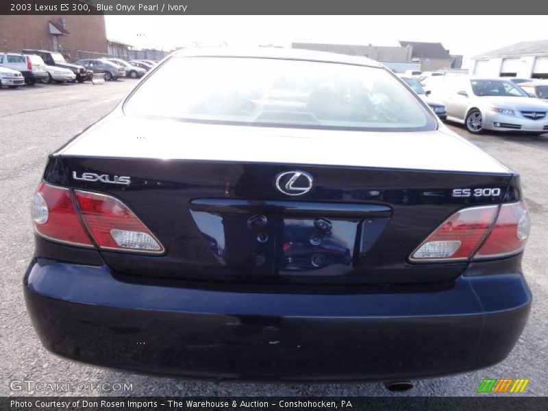 Blue Onyx Pearl / Ivory 2003 Lexus ES 300