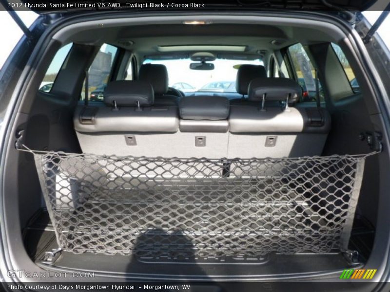 Twilight Black / Cocoa Black 2012 Hyundai Santa Fe Limited V6 AWD
