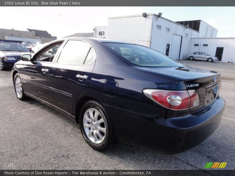 Blue Onyx Pearl / Ivory 2003 Lexus ES 300