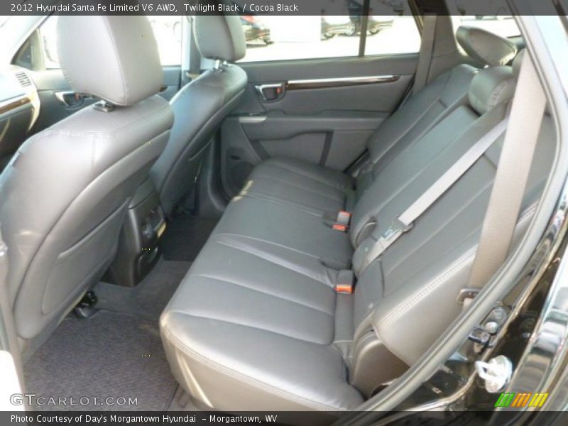 Twilight Black / Cocoa Black 2012 Hyundai Santa Fe Limited V6 AWD