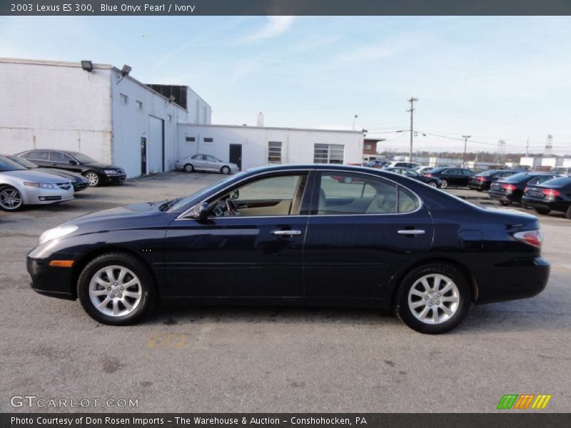Blue Onyx Pearl / Ivory 2003 Lexus ES 300