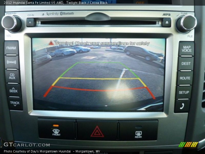 Twilight Black / Cocoa Black 2012 Hyundai Santa Fe Limited V6 AWD