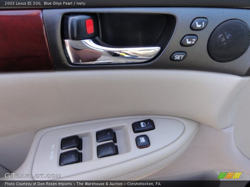 Blue Onyx Pearl / Ivory 2003 Lexus ES 300