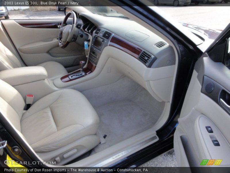 Blue Onyx Pearl / Ivory 2003 Lexus ES 300