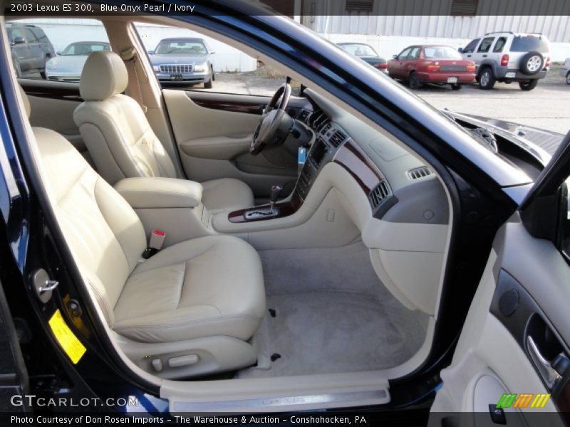 Blue Onyx Pearl / Ivory 2003 Lexus ES 300