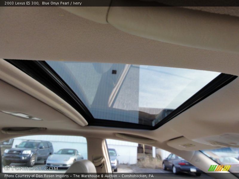 Blue Onyx Pearl / Ivory 2003 Lexus ES 300