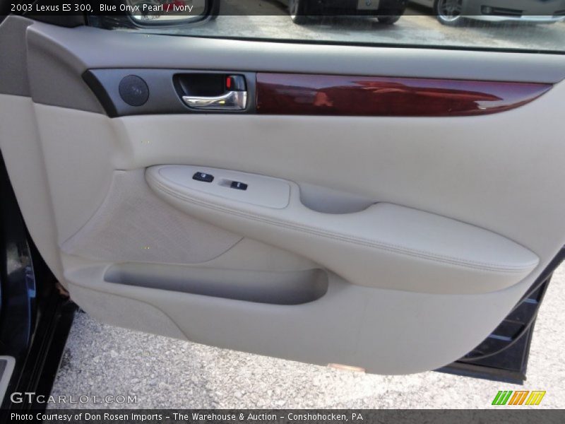 Blue Onyx Pearl / Ivory 2003 Lexus ES 300