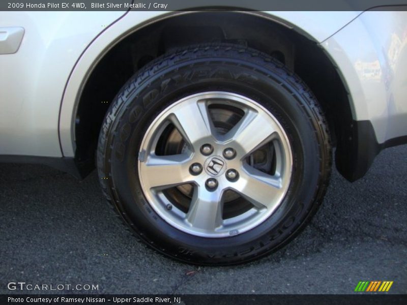 Billet Silver Metallic / Gray 2009 Honda Pilot EX 4WD