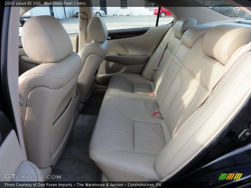 Blue Onyx Pearl / Ivory 2003 Lexus ES 300
