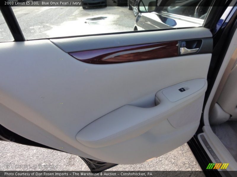 Blue Onyx Pearl / Ivory 2003 Lexus ES 300