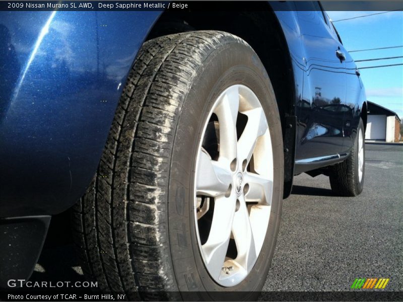 Deep Sapphire Metallic / Beige 2009 Nissan Murano SL AWD