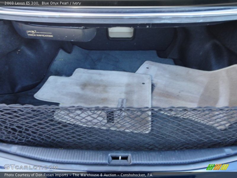 Blue Onyx Pearl / Ivory 2003 Lexus ES 300