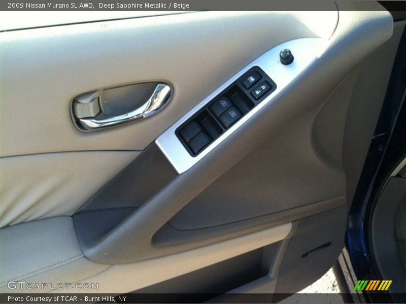 Deep Sapphire Metallic / Beige 2009 Nissan Murano SL AWD