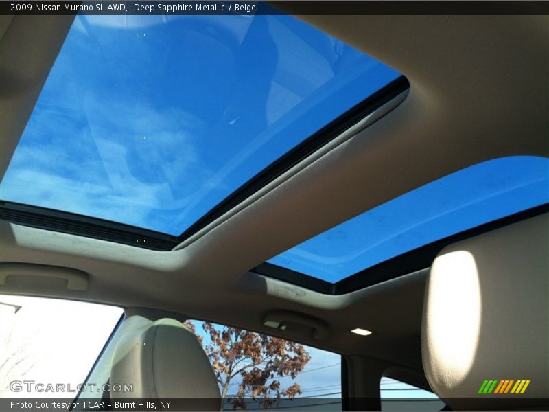 Deep Sapphire Metallic / Beige 2009 Nissan Murano SL AWD