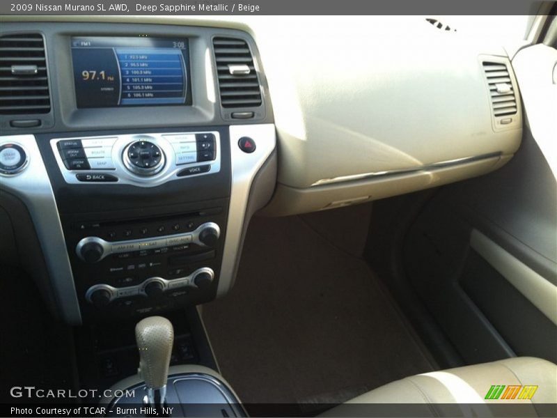 Deep Sapphire Metallic / Beige 2009 Nissan Murano SL AWD