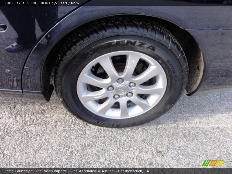 Blue Onyx Pearl / Ivory 2003 Lexus ES 300