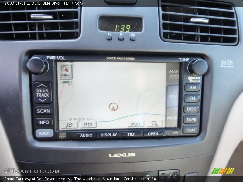 Blue Onyx Pearl / Ivory 2003 Lexus ES 300